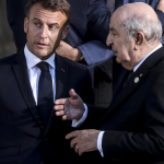 بون وماكرون خلال قمة السبع بإيطاليا، يونيو 2024 (Getty)